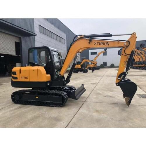 Hot Sale Crawler Excavator SY607 Hydraulic Digger Building Machine 6.5Ton