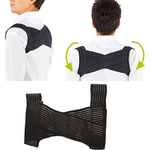 Joylife Men Shoulder Bandage Upper Back Support Belt Orthopedic Brace Posture Corrector New