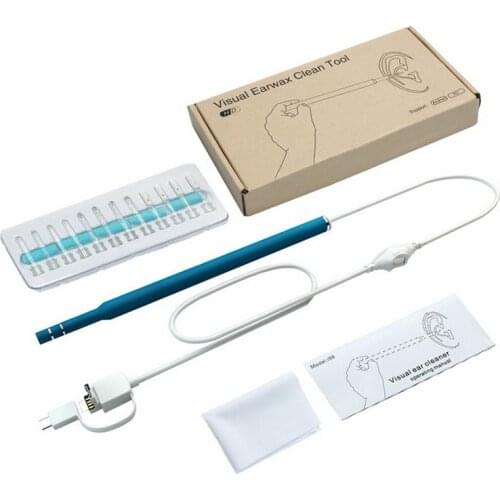 HD 720P Visual Ear Health Care Endoscope Camera 3in1 Android Type C HD Visual Earwax Cleaner Spoon Nose Throat Inspection