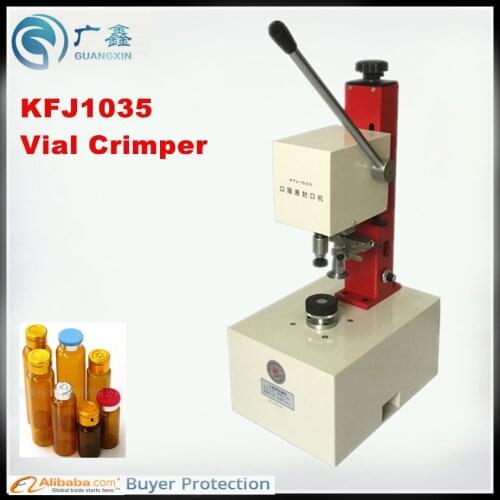 KFJ-1035 oral caps crimper vial liquid capping machine aluminum capping machine Aluminum caps cripmer