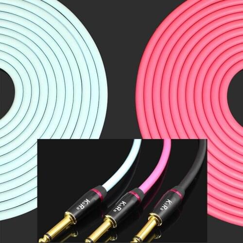 KGRB Electric Guitar Cable Connecting Line Instrument Bass Keyboard Drum Pure Copper Noise Reduction Shield