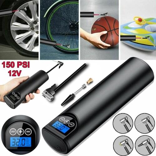 12V 150PSI Air Compressor Electric Air pump with Tire Pressure LCD Display Wireless Portable Tire Inflator for Car motorcycle