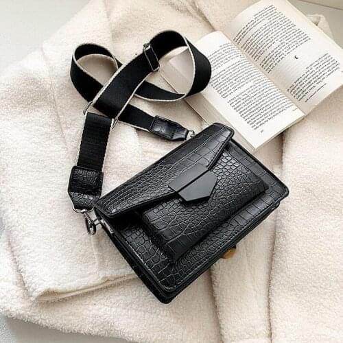 Stone Pattern Leather Crossbody Bag For Women 2021 Fashion Sac A Main Female Shoulder Bag Female Handbags And Purses With Handle