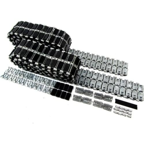 Mato hobbies 1:16 1/16 Leopard 2 A6 metal tracks with rubber and metal pads for Heng Long 3889-1 Germa Leopard2A6 rc tank