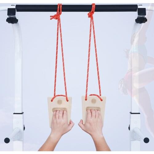 Portable Rock Climbing Hangboard Rock Climbing Fingerboard Wooden Training Board Exercise for Bouldering Training(Ship by Fedex)