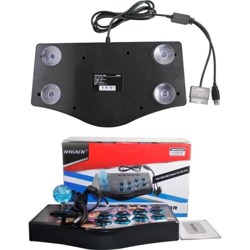 Retro Arcade Game Joystick USB Rocker Game Controller 3 in 1 For PS2/PS3/PC/Android OTG Mobile phone/Android TV/Tablet PC/TV Box