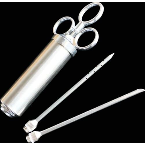 High Quality Stainless Steel Barbecue Sauce Syringe BBQ Tools In Kitchen Accessories Gift