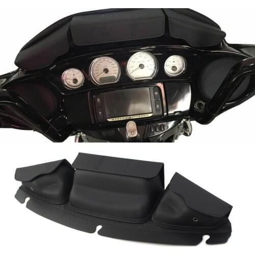 Motorcycle Windshield Bag 3 Pocket for Harley Touring Street Glide FLHX FLHTK FLHXS 2014 2015 2016 2017 2018