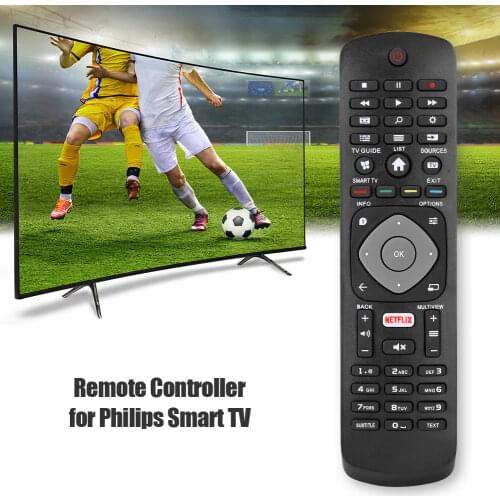 Television Remote Control Replacement Remote Control for PHILIPS TV with NETFLIX APP HOF16H303GPD24 Smart Remote Controller