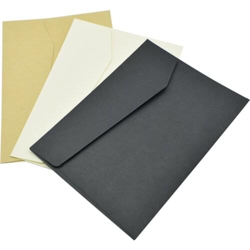 WDBPLZ Black Envelopes