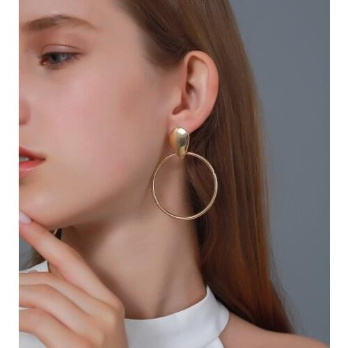 Earrings for Women kolczyki Big Hoop Earrings Boho Earrings Circle Ear Rings Fashion Jewelry Brincos boucle d’oreille