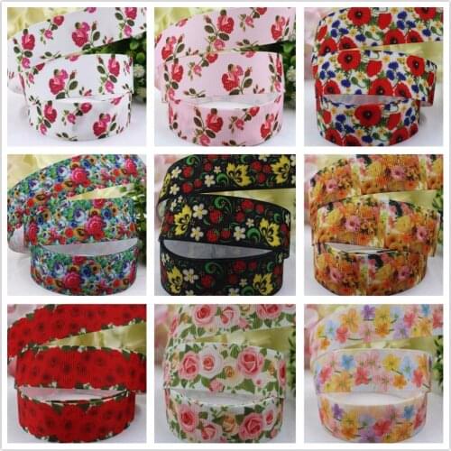 1'' 25MM Classic cartoon design Printed grosgrain ribbon, DIY handmadeHair accessories Material wedding gift wrap 165654