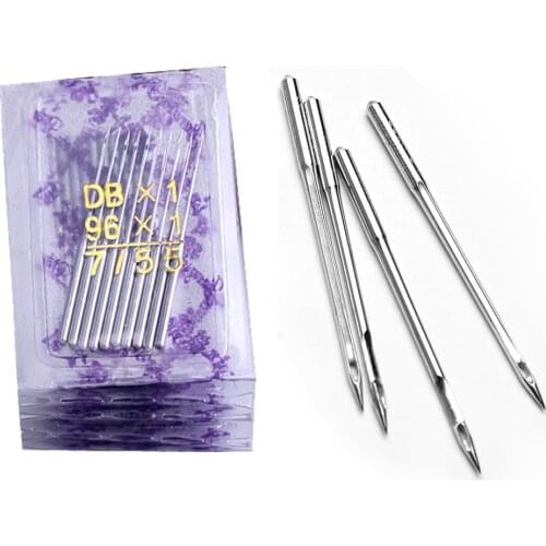 20 Pieces/Set DBX1 Series Silver Sewing Machine Needle Industrial Sewing Machine Needles 55/7 60/8 65/9 70/10 80/12 200/25