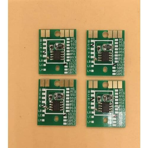 4PCS C M Y K Mimaki ink cartridge Permanent chip SS21 ink cartridge chip for Mimaki JV33 JV300 JV150 JV5 printer ink chip