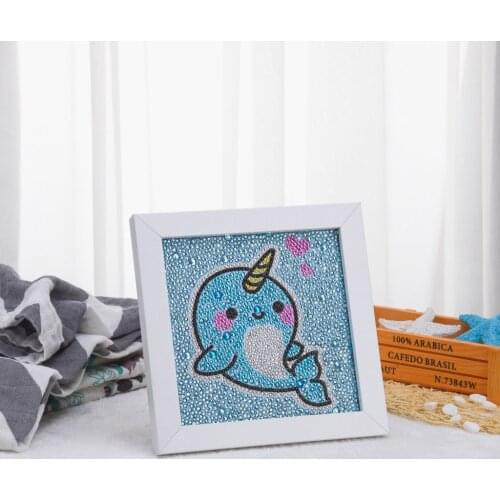 Diamond embroidery circle diamond special shape cartoon animal cute pony painting rhinestone crystal painting kids room decor