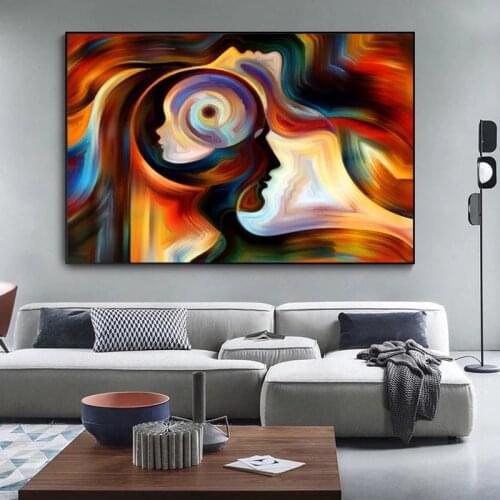 Oil Painting On Canva Sinvisible Man Abstract For Living Room For Bed Room Wall Art Home Decoration Fine Picture No Frame