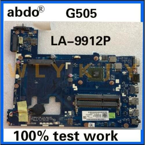 Abdo VAWGA/GB LA-9912P motherboard for Lenovo G505 notebook motherboard AMD CPU DDR3 100% test work