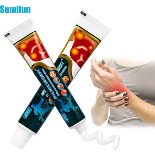 2pcs Arthritis Ointment Chinese Medicines Analgesic Balm Sprain Rheumatoid Joint Pain Relief Cream Body Medical Plaster D7938