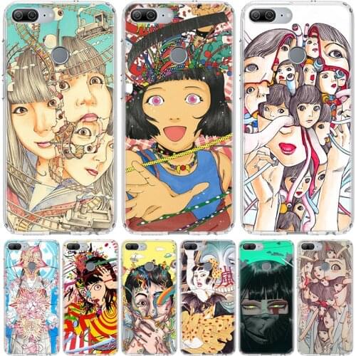 Shintaro Kago Horror Phone Case for Huawei Honor 10 9 20 7A 7X 8A 8S 8X 9X Lite Pro Y5 Y6 Y7 Y9S 2019 10i 20i Coque Cover