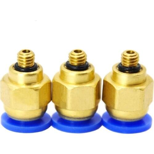 High Quality 10pcs BSPT PC6-M5, 6mm to M5 Pneumatic Connectors Male Straight One-Touch Fittings