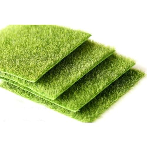 Sale~5 Pcs 15*15cm/artificial grassland/ fairy garden terrarium /home decor/crafts/bonsai/bottle garden/miniatures/model