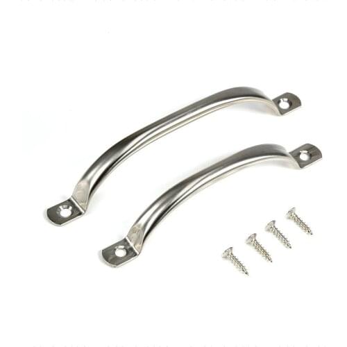 2pcs Stainless Steel Door Handles Cupboard Knob Silver Drawer Pulls Kitchen Cabinet Knobs 63mm 79mm 104mm 125mm Old Style