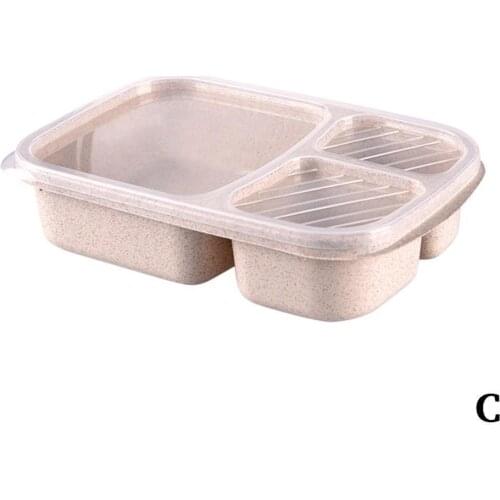 Silicone Collapsible Lunch Box Food Storage Container Portable Microwavable Box Rectangle Outdoor Picnic Bento Camping V9B8