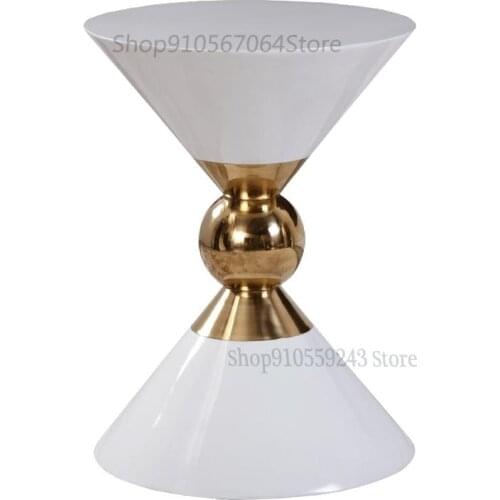 Light Luxury Side Table Modern Mini Living Room Coffee Table Sofa Corner American Black And White Corner Table Simple Modern Ita