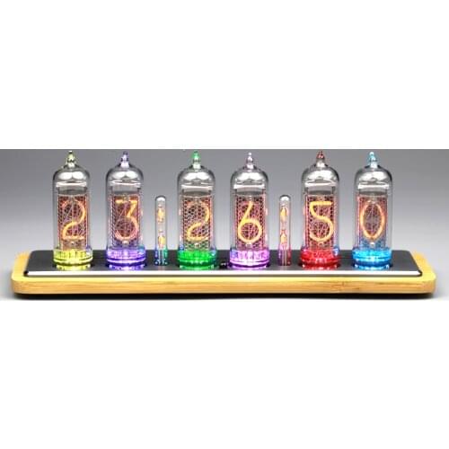 Glow clock Ultra-thin intelligent WIFI Former Soviet Union IN-8-2 tube clock Digital clock