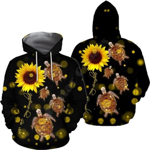 Turtle 3D All Over printed Hoodies Sweatshirt zipper hoodies women For men Pullover Cosplay Costumes 01