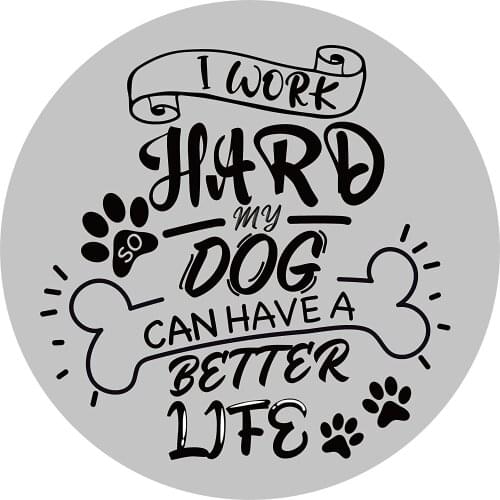 Inspirational Quote Mousepad With Non-Slip Rubber，I Work Hard So My Dot Can Have A Better Lifer, Motivational Saying Mouse Mat