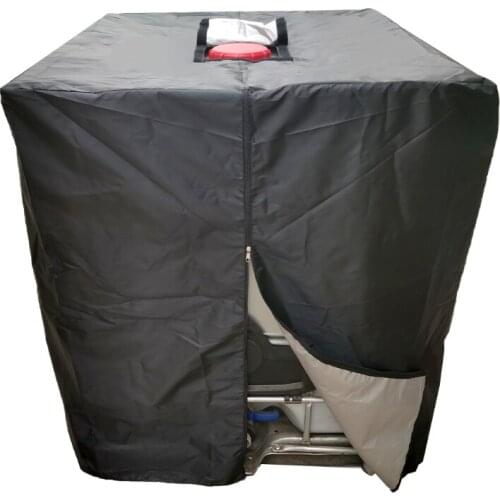1000L IBC Ton Barrel Protective Cover Waterproof Dustproof Rainwater Tank Container Sunscreen Shade 210D Outdoor Cover