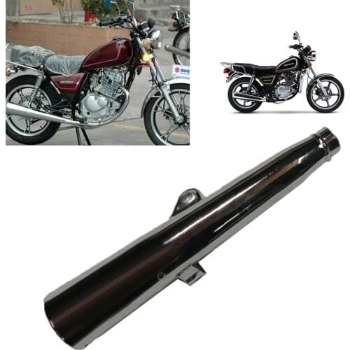 Retro Cafe racer Motorcycle Exhaust Muffler Pipe Modified Tail Exhaust System For Suzuki GN125 Motorcycle Accessories