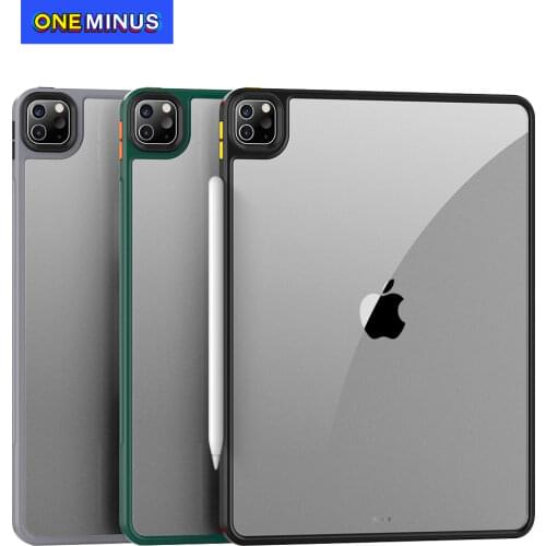 Protective Tablet Case for iPad Pro 12.9 Case 11 2020 Air 4 Shockproof Cover Airbag Back Shell Ultra Thin Soft for iPad Pro 11"