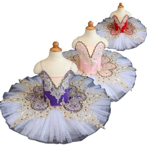 Vestito Lago Cigno Tutu di Balletto Delle Donne Vestito Da Ballerina Diamante Danza Classica Per Adulti Tutu Prestazioni Costume
