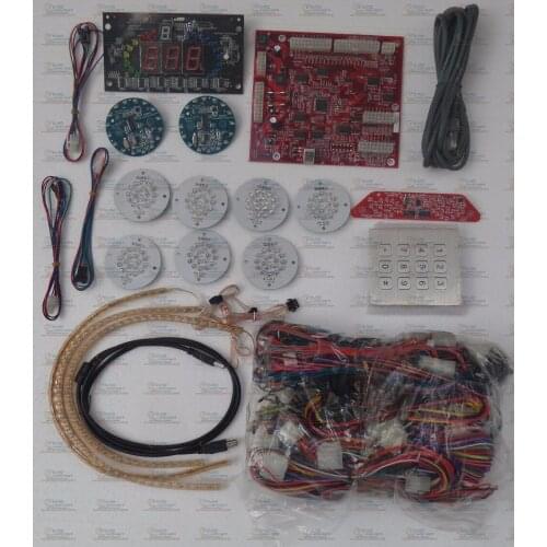 1set Super bikes 2 with I/O board + LED card + Lighting card + LED light bar + Keyboard + Wiring harness for Racing Game Machine