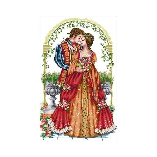 29-DOME-60301 immortal love (14CT) Counted Cross Stitch 11CT 14CT 18CT DIY Cross Stitch Kits Embroidery Needlework Sets