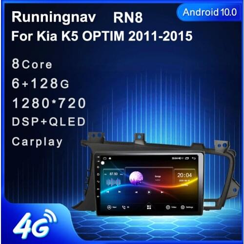 4G LTE Android 10.1 For KIA k5 2011 2012 2013 2014 Multimedia Stereo Car DVD Player Navigation GPS Radio