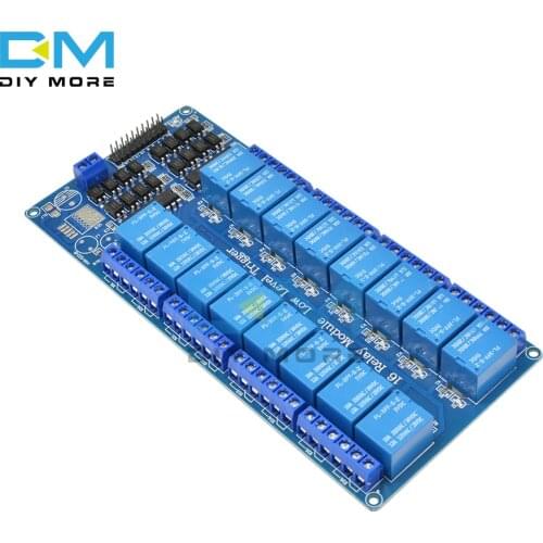 5V 16 Channel Relay Board Module for arduino ARM PIC AVR DSP Electronic Relay Plate Belt optocoupler isolation 16 Channel Relay