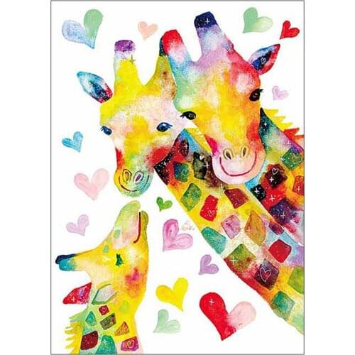 5D DIY Giraffe animal Diamond Painting Cartoon children Full Drill Nouveaute Mosaic Embroidery Cross Stitch home decoration