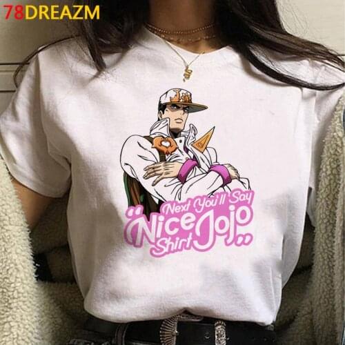 Jojo Bizarre Adventure t shirt top tees men couple ulzzang vintage tumblr streetwear summer top t-shirt tumblr ulzzang