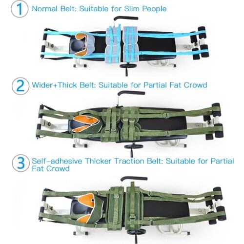 Canvas adjustable Lumbar traction belt Bed Traction Bed Body Stretch Spine Ankle Vertebra Fatigue Minor Injurie Tensioner Brace