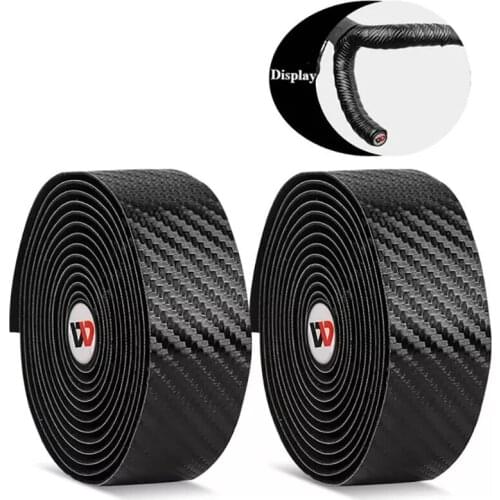 Bike Handlebar Tape Anti-slip Soft PU EVA Cycling Wrap End Plug Bike Accessories 215 cm Length Bicycle Hand Bar Tape