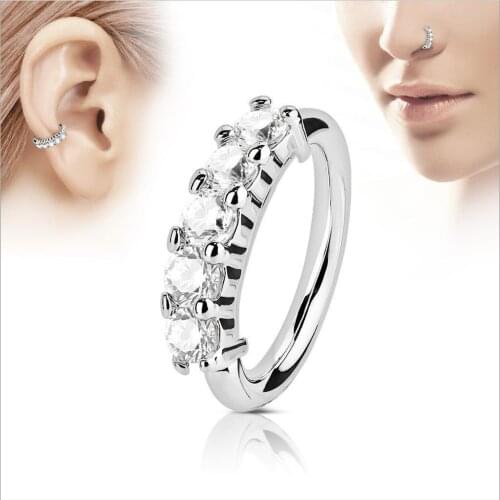 Nose Ring Set Zircon Nose Ring Body Piercing Jewelery