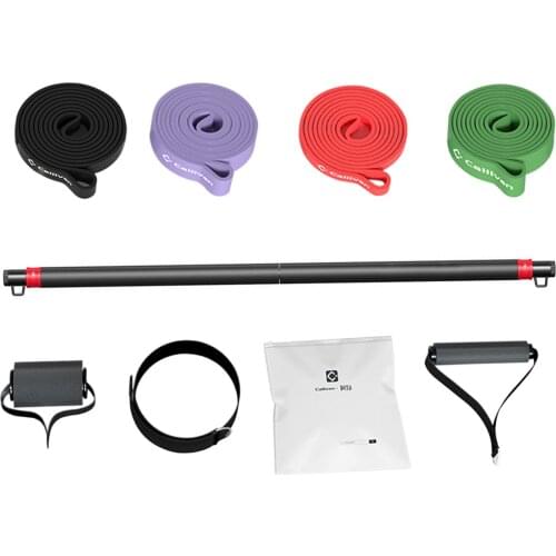 New Resistance Band Fitness Push-pull Bar Elastic Resistance Band For Workout Stretch Home Gym Band Fitness Equipment