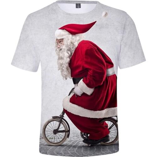 New Christmas Hot Popular t shirt Men Women Casual Summer Short Sleeves 3D T shirt Tops Suitable Fashion Christmas girl boy Tees