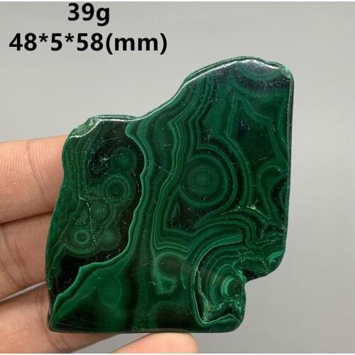 BEST! 100% Natural green malachite polished mineral specimen slice rough stone quartz Stones and crystals Healing crystal