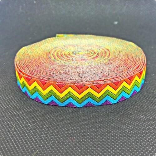 2015 NEW wholesale 5/8" 16mm 10yards/sets Polyester Woven Jacquard Ribbon Colorful geometric wave lace/Wave ribbon KT2015040701