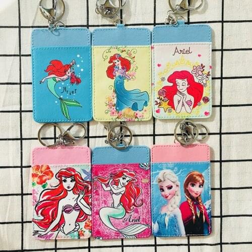 IVYYE Mermaid princess Anime Plush Purses Stuffed Doll Card Coin Cartoon Plushbags Holder Cash Credit ID Money Purse NEW