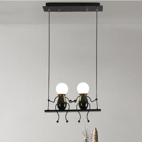 E27 Nordic Simple Pendant Lights Suspension Living Room Bedroom Hanging Lamps Creative Kitchen Restaurant Pendant Lamps